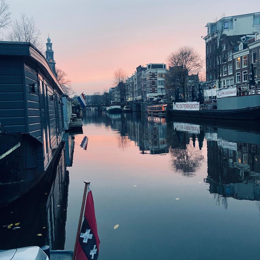 アムステルダム Houseboat Bonnie Bed & Breakfast エクステリア 写真